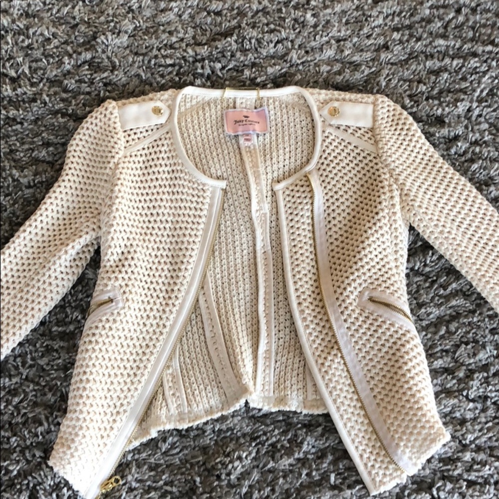 Juicy couture runway knit jacket